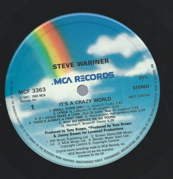 Steve Wariner : It's A Crazy World (LP, Album)