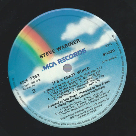 Steve Wariner : It's A Crazy World (LP, Album)