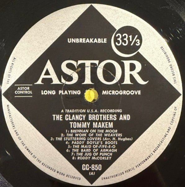 The Clancy Bros. & Tommy Makem* : The Clancy Bros. & Tommy Makem (LP, Album)