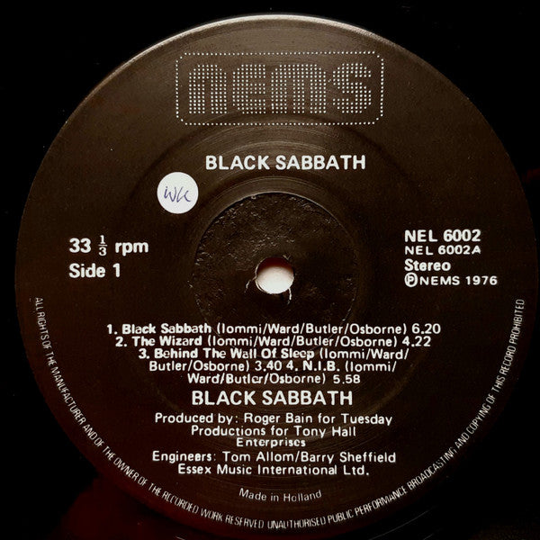 Black Sabbath : Black Sabbath (LP, Album, RE, Gat)