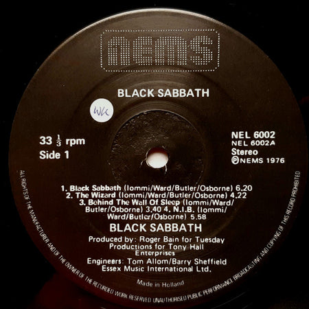 Black Sabbath : Black Sabbath (LP, Album, RE, Gat)