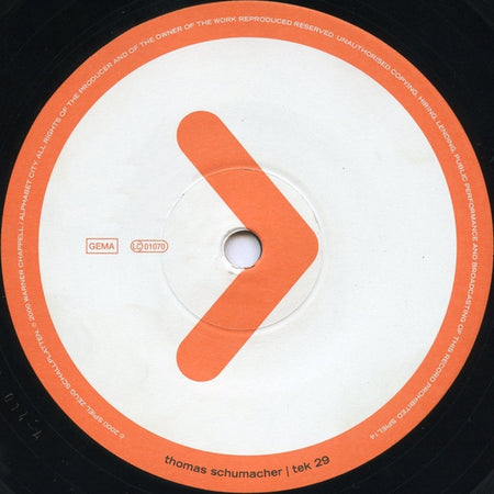 Thomas Schumacher : Tek 29 (12")
