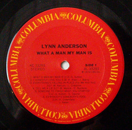 Lynn Anderson : What A Man My Man Is (LP, Album, Ter)
