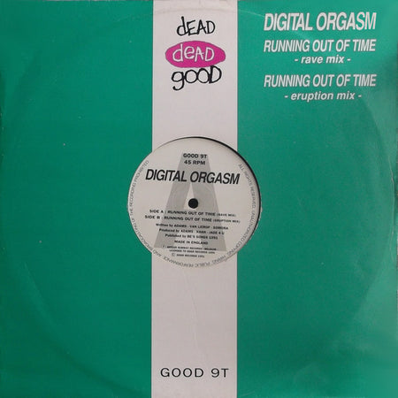 Digital Orgasm : Running Out Of Time (12", Die)
