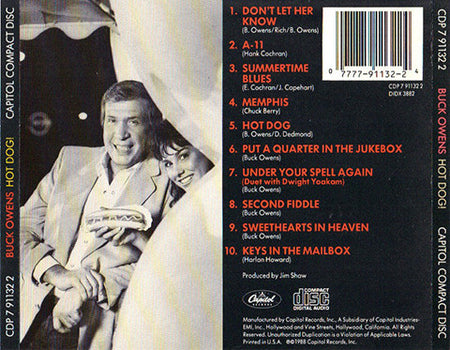Buck Owens : Hot Dog! (CD, Album)
