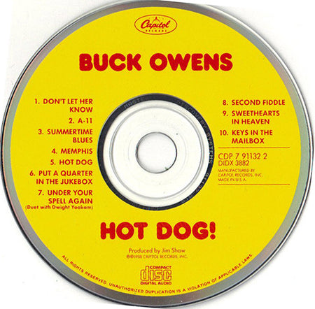 Buck Owens : Hot Dog! (CD, Album)