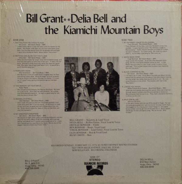 Bill Grant (2) - Delia Bell & The Kiamichi Mountain Boys : My Pathway Leads To Oklahoma (LP, Album)