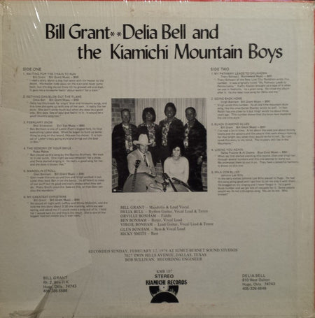 Bill Grant (2) - Delia Bell & The Kiamichi Mountain Boys : My Pathway Leads To Oklahoma (LP, Album)