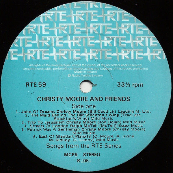 Christy Moore And Friends* : Christy Moore And Friends (LP, Album)