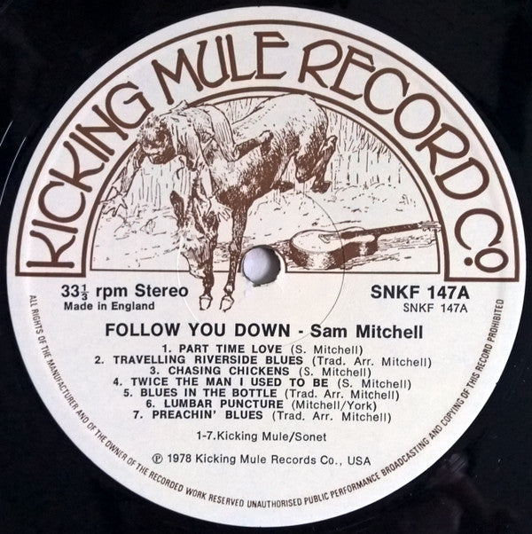 Sam Mitchell : Follow You Down (LP, Album)
