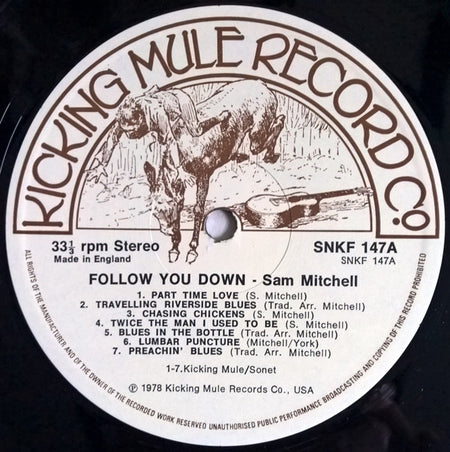 Sam Mitchell : Follow You Down (LP, Album)