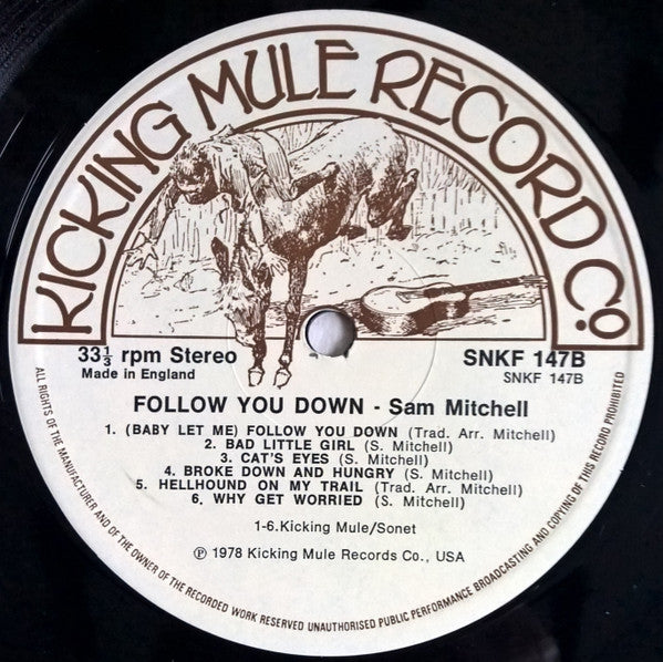 Sam Mitchell : Follow You Down (LP, Album)
