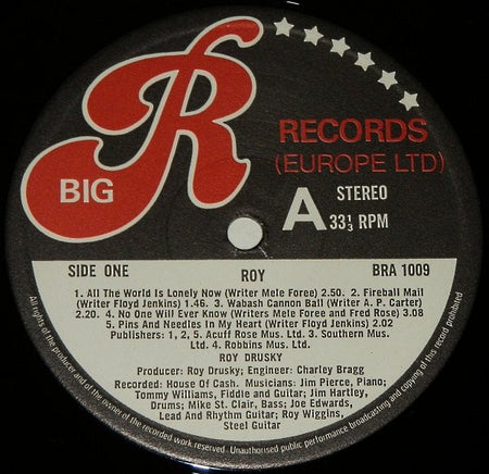 Roy Drusky : Roy (LP, Album)