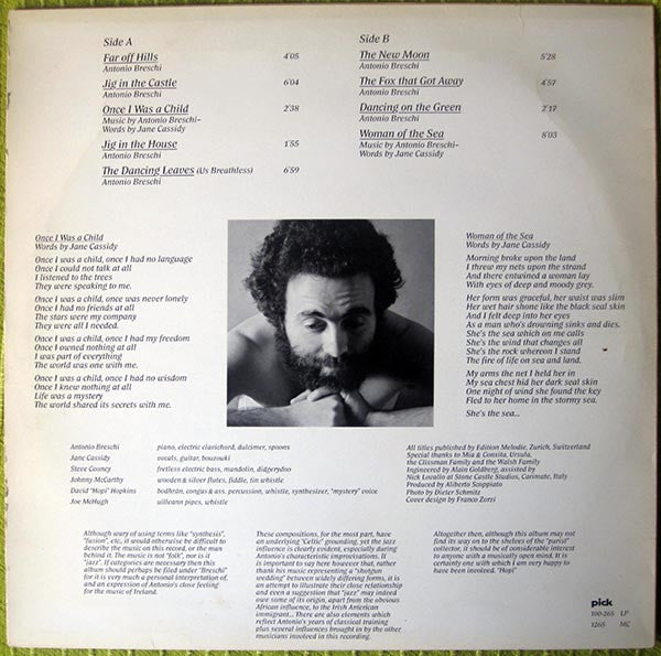 Antonio Breschi : Ode To Ireland (LP, Album)
