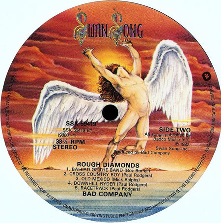 Bad Company (3) : Rough Diamonds (LP, Album)