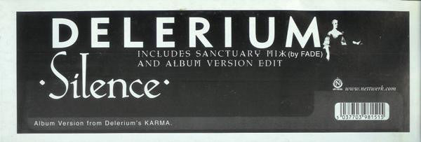 Delerium : Silence (12")