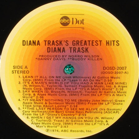 Diana Trask : Diana Trask's Greatest Hits (LP, Comp)
