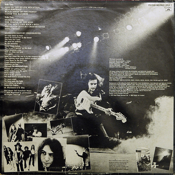 Rainbow : Ritchie Blackmore's Rainbow (LP, Album, RE)