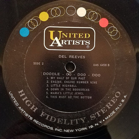 Del Reeves : Doodle-Oo-Doo-Doo (LP)
