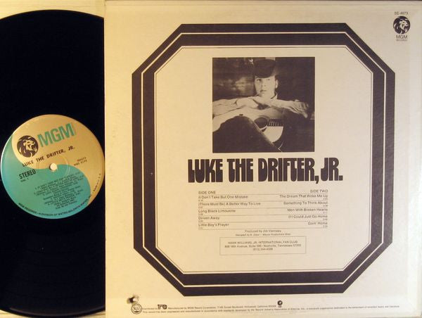 Luke The Drifter, Jr : Luke The Drifter, Jr. (LP, Album)