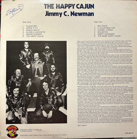 Jimmy C. Newman : The Happy Cajun (LP, Album, A P)