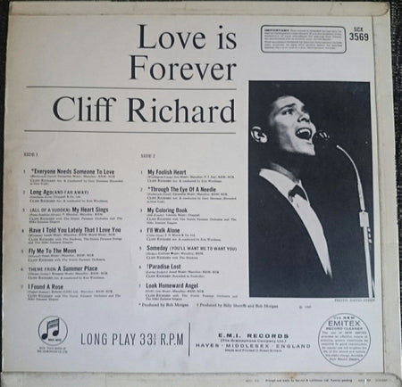 Cliff Richard : Love Is Forever (LP, Album)