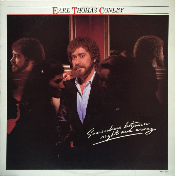 Earl Thomas Conley : Somewhere Between Right And Wrong (LP, Album, Ind)
