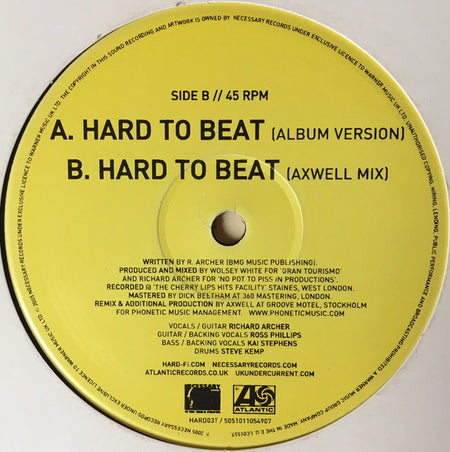 Hard-Fi : Hard To Beat (12", Single)