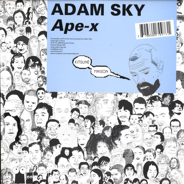 Adam Sky : Ape-X (12", S/Sided)