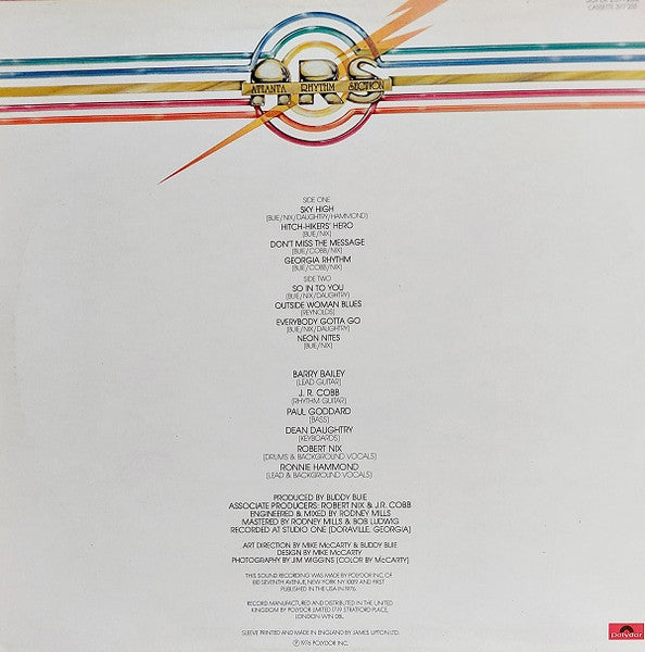 Atlanta Rhythm Section : A Rock And Roll Alternative (LP, Album)