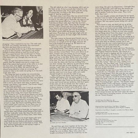 Loretta Lynn : I Remember Patsy (LP, Album)