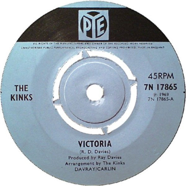 The Kinks : Victoria (7", Single, Pus)