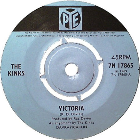The Kinks : Victoria (7", Single, Pus)