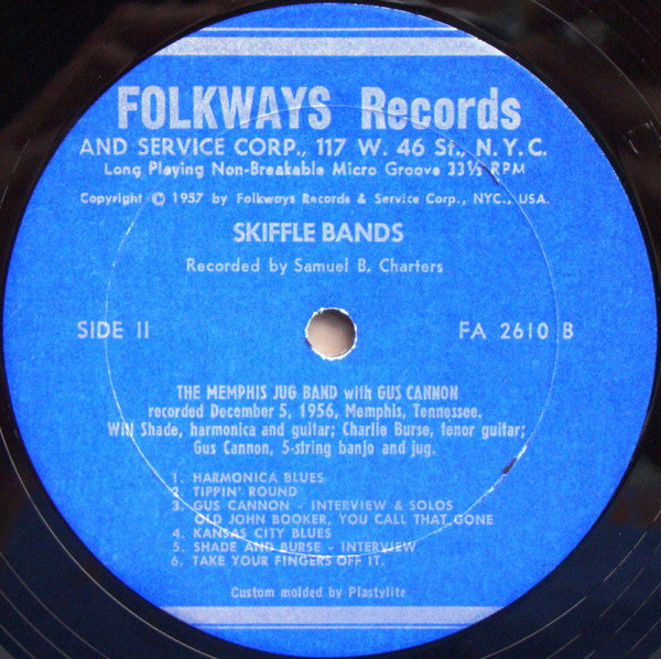 Various : American Skiffle Bands (LP, Album, RE, RP)