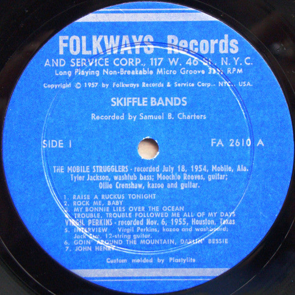 Various : American Skiffle Bands (LP, Album, RE, RP)