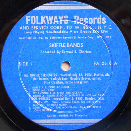 Various : American Skiffle Bands (LP, Album, RE, RP)