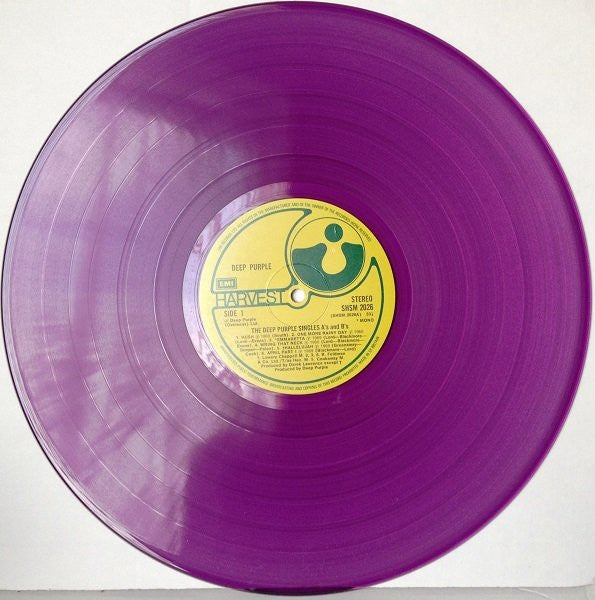 Deep Purple : The Deep Purple Singles A's & B's (LP, Comp, Mono, Pur)