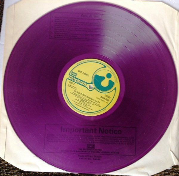 Deep Purple : The Deep Purple Singles A's & B's (LP, Comp, Mono, Pur)