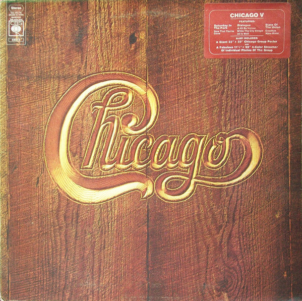 Chicago (2) : Chicago V (LP, Album)