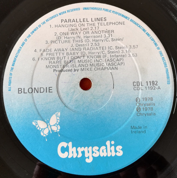 Blondie : Parallel Lines (LP, Album)