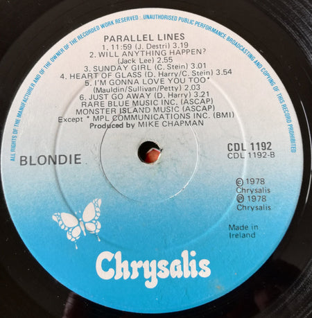 Blondie : Parallel Lines (LP, Album)