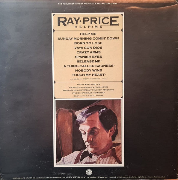 Ray Price : Help Me (LP, Comp)