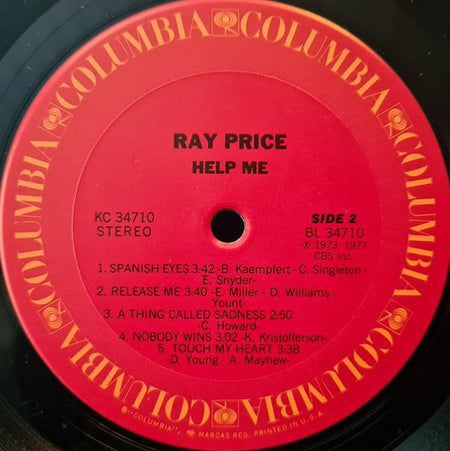 Ray Price : Help Me (LP, Comp)
