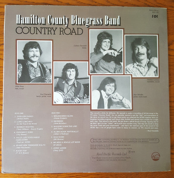 Hamilton County Bluegrass Band : Country Road (LP)
