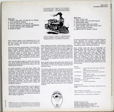 Bryan Chalker : Cross Trackin' (LP, Album)