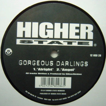 Gorgeous Darlings : Boy U Take Me / Alright / Angel (12")