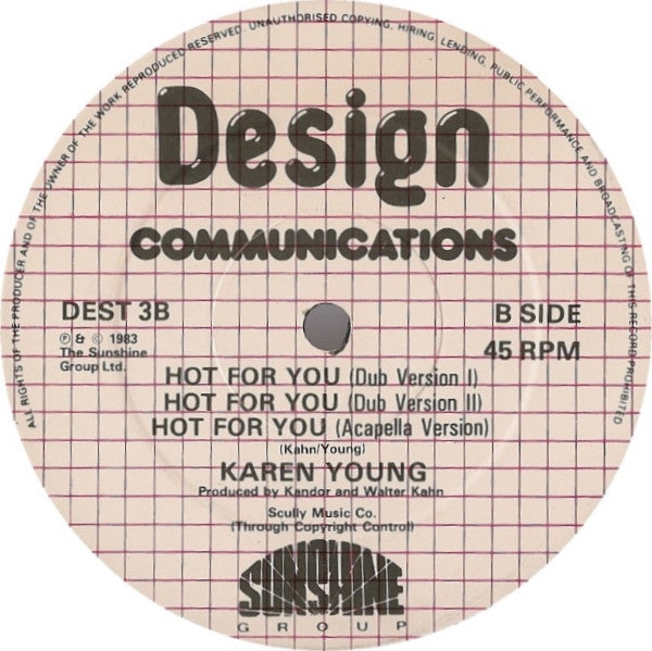 Karen Young : Hot For You (12")