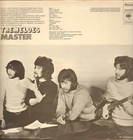 The Tremeloes : Master (LP, Album)