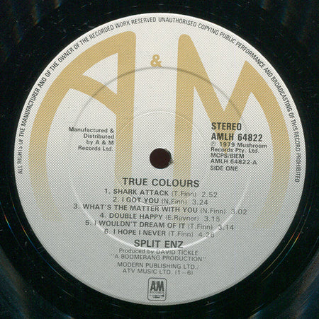 Split Enz : True Colours (LP, Album, Red)