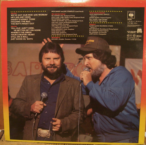 Moe Bandy & Joe Stampley : Live From Bad Bob's, Memphis (LP, Album)